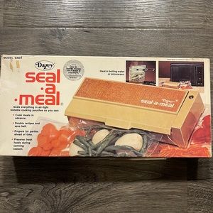 Dazey Seal•A•Meal Food Pouch Sealer 1976 Vintage Model SAM1 / NEW IN BOX